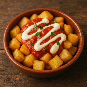 Ración de Patatas Bravas